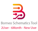 BORNEO 2 USER LICENSE 6 MONTHS New User